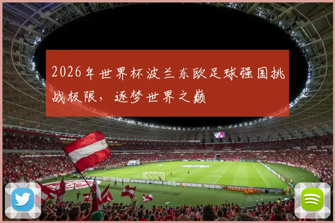 2026年世界杯波兰东欧足球强国挑战极限，逐梦世界之巅