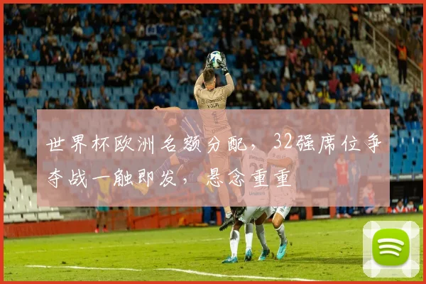 世界杯欧洲名额分配，32强席位争夺战一触即发，悬念重重
